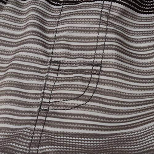 GWELL Bañador para hombre, diseño de rayas, secado rápido, para playa azul XXXL