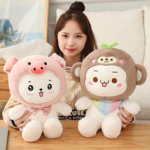 GYFDC 1 unid 25/40/50/60 cm agradable Huggable Super Lindo Mono Lindos juguetes Lindo P Cochino Relleno suave Acompañamiento Almohada Niños Cumpleaños Regalo Muñecas Regalo Navidad Presente Alta Calid