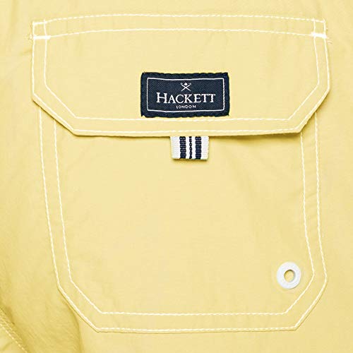 Hackett London Solid Volley Pantalones Cortos, Amarillo (0bpvibrant YLW 0bp), Small para Hombre