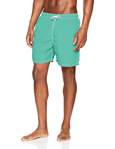 Hackett Solid Volley Pantalones Cortos, Verde (Mint 668), Small para Hombre