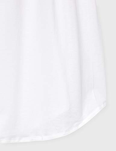 Hanro Nachthemd o.Arm 90 cm Camisón, Blanco (White 0101), Large para Mujer