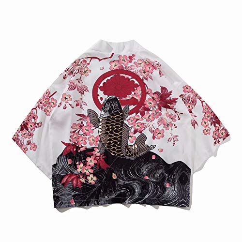Haori Mujeres Kimono de Algodón de Lino de los Hombres Japonés Masculino Yukata Hombres Haori Japonés Samurai Ropa Tradicional Japonesa Ropa de Vestir Japonés Japonés