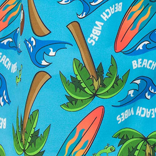 Harry Bear Bañador para Niño Buenas Vibras de Playa Azul 11-12 Años