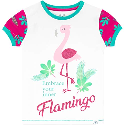 Harry Bear Pijama Corta para niñas Flamingo Rosa 7-8 Años