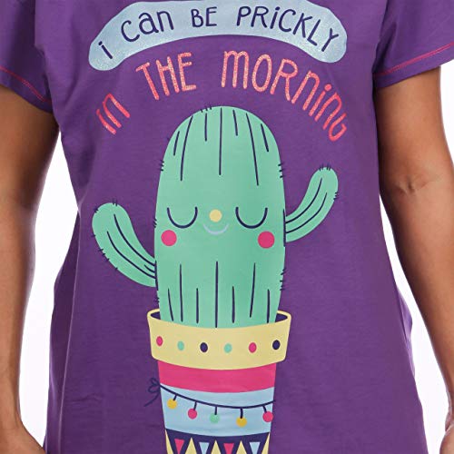 Harry Bear Pijama para Mujer Cactus Morado X-Small