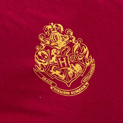 HARRY POTTER Pijama para Mujer Hogwarts Rojo Medium