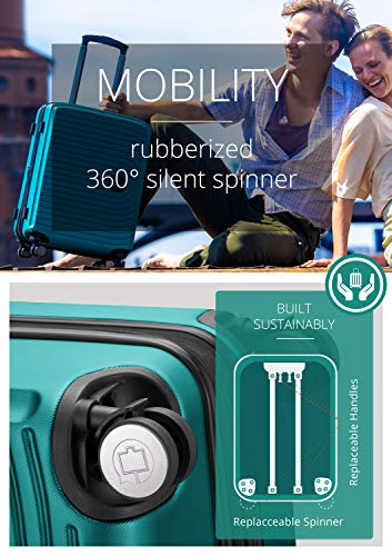 Hauptstadtkoffer Equipaje de Mano Mittelgroßer Koffer Türkis