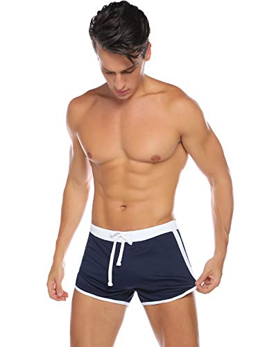 Hawiton Atractivos Transpirable Bañador de Natación para Hombre Boxeador Pantalones Trajes de Baño Cortos Hombre De Playa Piscina Bañadores