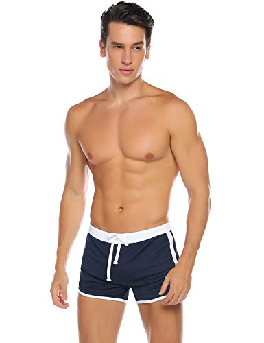 Hawiton Atractivos Transpirable Bañador de Natación para Hombre Boxeador Pantalones Trajes de Baño Cortos Hombre De Playa Piscina Bañadores