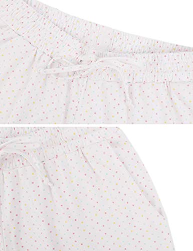 Hawiton Pijamas Mujer Invierno Manga Larga Conjunto de Pijama para Mujer Algodón Pantalones Largo Ropa de Casa Dos Piezas