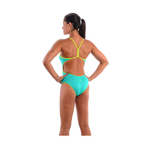 Head 45240140GN/392 Bañador, Verde, 40 para Mujer