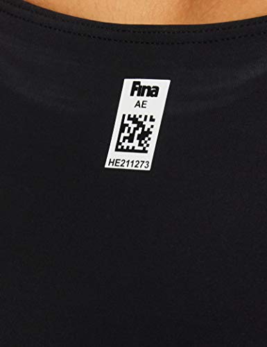 Head SWS Racing Tank - Bañador para Mujer, Color Negro/Plata, Talla 36