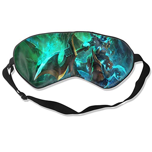 Hecarim The Shadow of War Accessories ULT,cya Summoner's Rift Bandle City MOBA Game Eye Mask SleepMask SleepMask&Blindfold Night Sleep Daydream Unisex Impresión 3D
