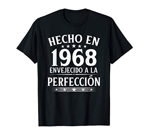 Hecho En 1968 Regalo Para Hombre 53 Años Cumpleaños Mujer Camiseta