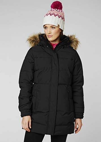Helly Hansen Blume Chaqueta De Fumador Repelente Al Agua Aislado Parka Invierno, Mujer, Negro, S