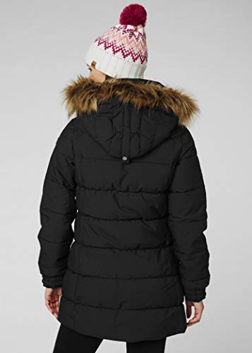 Helly Hansen Blume Chaqueta De Fumador Repelente Al Agua Aislado Parka Invierno, Mujer, Negro, S
