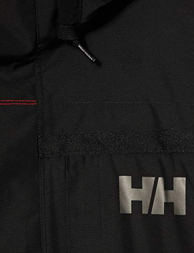 Helly Hansen COASTAL 2 Parka - Parka acolchada impermeable para hombre, color negro, talla XL