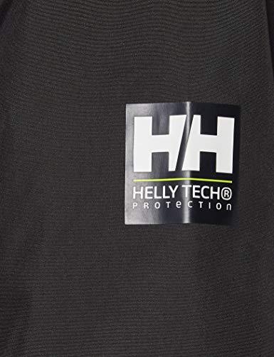 Helly Hansen Crew Hooded Midlayer - Chaqueta Impermeable, Cortavientos y Transpirable, con Forro Polar y Capucha Integrados, Hombre, Negro (990 Black), M