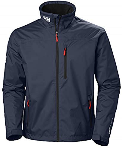 Helly Hansen Crew Midlayer Chaqueta deportiva impermeable, Hombre, Azul (Azul Navy 597), 4XL
