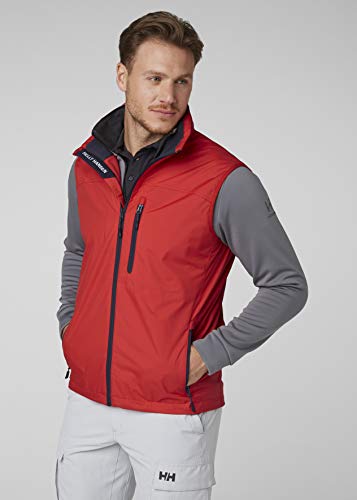 Helly Hansen Crew Vest, Chaleco deportivo para Hombre, Rojo (Rojo 222), Medium