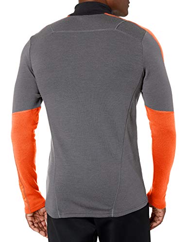 Helly Hansen HH LIFA Merino 1/2 Zip Camiseta, Naranja (Naranja 226), XXL para Hombre