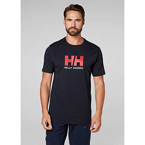 Helly Hansen Logo T-shirt Camiseta de manga corta hecha de algodón, con logo HH en el pecho