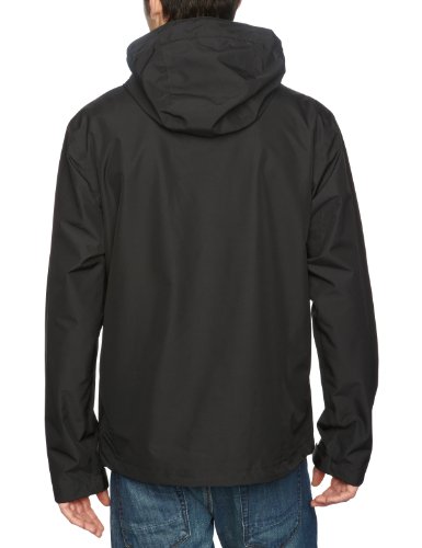 Helly Hansen Seven J Chaqueta Impermeable con Forro de Secado rápido, Cortaviento y Transpirable para Hombre y para Uso Diario, Negro, 2XL