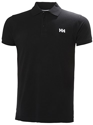 Helly Hansen TRANSAT Polo Polo, Hombre, Negro (Negro 990), Small (Tamaño del Fabricante:S)