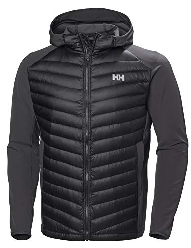 Helly Hansen Verglas Light Chaqueta De Pluma con Capucha, Hombre, Negro, XL