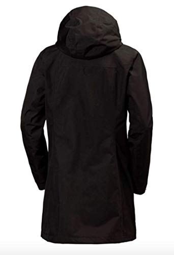 Helly Hansen W Aden Long Coat Jacket, Mujer, Black, XL