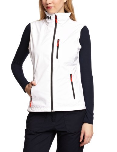 Helly Hansen W Crew Vest, Mujer, Blanco, L