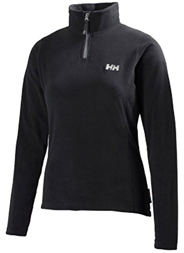 Helly Hansen W Daybreaker 1/2 Zip Fleece, Mujer, Negro, M