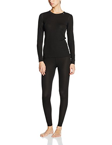 Helly Hansen W HH Comfort Light Set Ropa Interior, Mujer, Negro, L