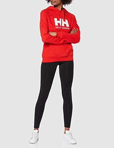 Helly Hansen W HH Logo Hoodie Sudadera con Capucha, Mujer, Alert Red, S