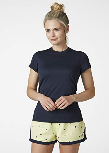 Helly Hansen W HH Tech T-Shirt Camiseta, Mujer, Navy, M
