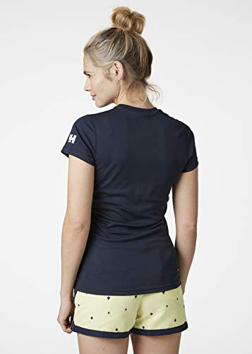 Helly Hansen W HH Tech T-Shirt Camiseta, Mujer, Navy, M