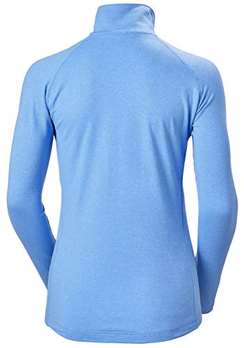 Helly Hansen W Verglas 1/2 Zip Camiseta Termica, Mujer, Bluebird, XS