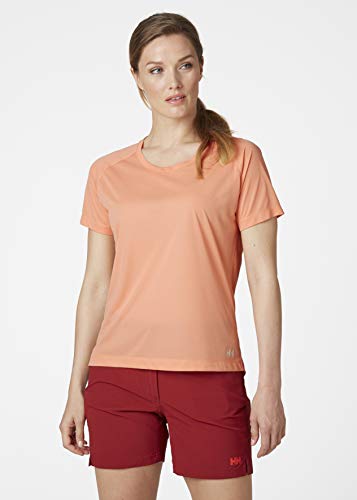 Helly Hansen W Verglas Pace T-Shirt Camiseta, Mujer, Melon, M