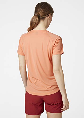 Helly Hansen W Verglas Pace T-Shirt Camiseta, Mujer, Melon, M