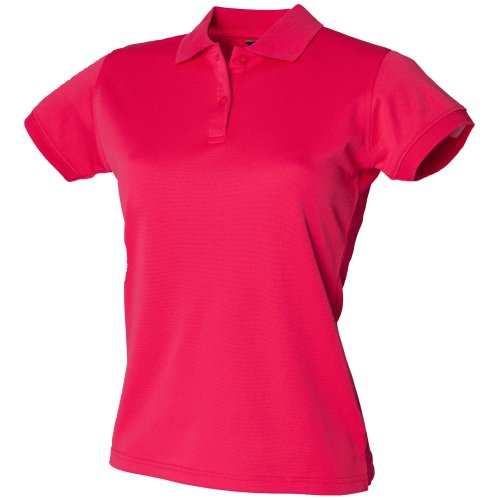 Henbury- Polo ajustado Coolplus® para mujer