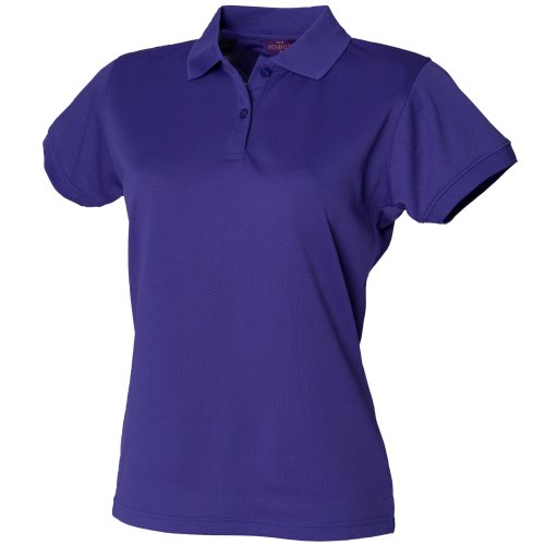 Henbury- Polo ajustado Coolplus® para mujer