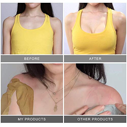 HHOOMY Carne de la cinta de la teta (¡Empuja hacia arriba el pecho!) Cinta del cuerpo, cinta de la pechuga, cinta de sostén, cinta para los pies, tela de grado profesional e impermeable.