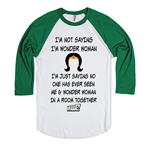 HIPI GOX Not Saying I'm Wonder Woman Baseball tee | T-Shirt