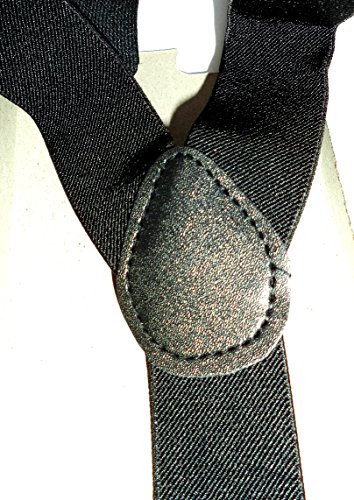 HM Tirantes Negros. Forma Y. Unisex. Anchura: 35mm. Totalmente Ajustables.