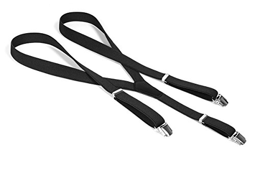 HM Tirantes Negros. Forma Y. Unisex. Anchura: 35mm. Totalmente Ajustables.