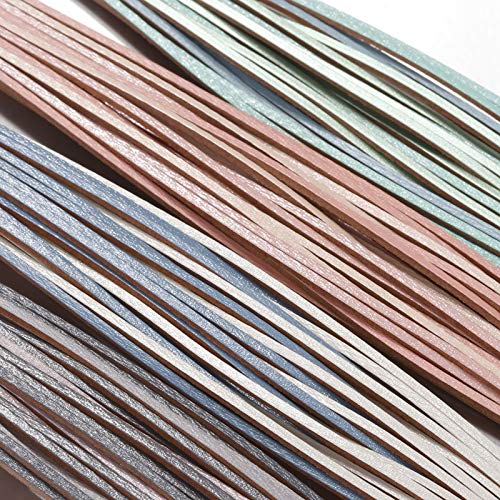 HND ZNXHNDSH Pulseras de Cuero for Las Mujeres Forman señoras Delgadas Tiras Multicapa Amplia Gama de Joyas Pulsera del Abrigo del Regalo, Hembra (Color : Pink)