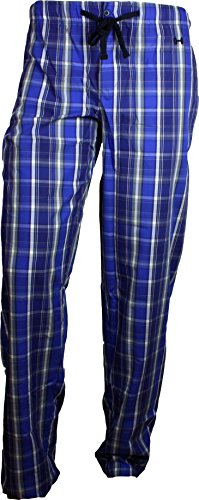 HOM Carlton Trousers-Pantalon Chaine & Trame Parte Inferior del Pijama, Multicolore (Carreaux Bleus), XX-Large para Hombre