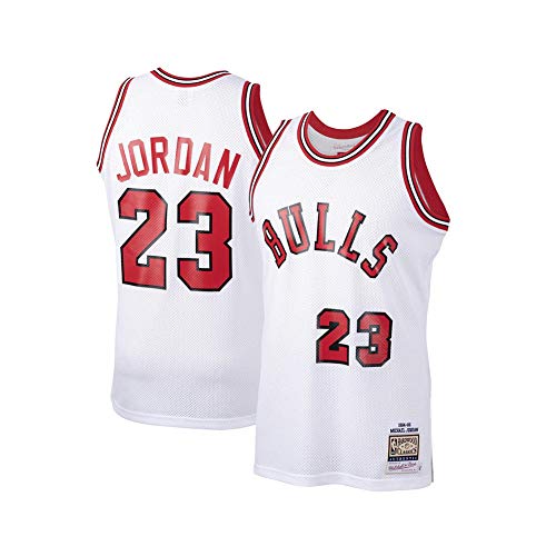 Hombres de Baloncesto Jersey # 23 Michael Jordan Chicago Bulls Breathing Kit de Malla Deportes Jersey Kits Top Pantalones Cortos Chaleco Clásico Unisex Ropa Deportiva, Neutral, Niños, color C, tamaño S (170 cm)