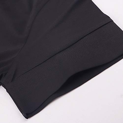 Hombres de Manga Corta Onesie Henley para Hombre Ramper de algodón elástico súper cómodo