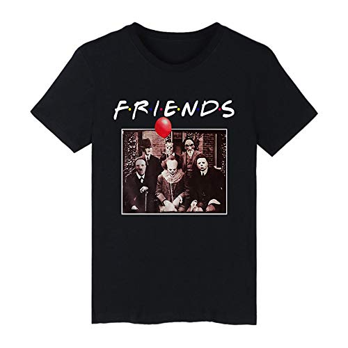 Horror Friends Shirt Unisex Novedad Divertida Camiseta de Halloween Friend Film tee Tops